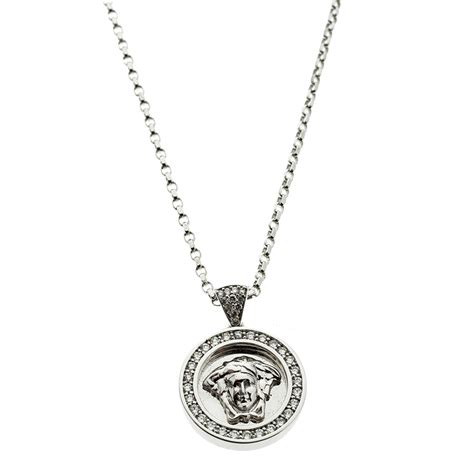 versace diamond pendant|versace necklaces women's.